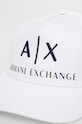 Akcesoria Armani Exchange czapka 954039.CC513 biały
