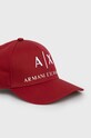 Akcesoria Armani Exchange czapka 954039.CC513 bordowy