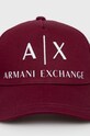 Armani Exchange czapka 954039.CC513 bordowy AA00