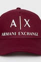 Armani Exchange czapka 954039.CC513 bordowy AA00