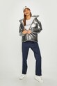 Miss Sixty - Пухено яке с две лица 684YJ0570000 сребърен AW18
