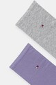 Tommy Hilfiger skarpetki 2-pack 371221. fioletowy AW25