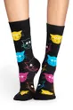 Happy Socks - Zokni Cat fekete