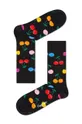čierna Happy Socks - Ponožky Cherry Dámsky