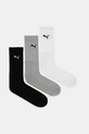 Ponožky Puma (3-pak) 880355 dlhé ponožky sivá 880355