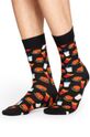 Happy Socks - Ponožky Hamburger černá