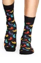 Happy Socks - Ponožky Hot Dog čierna