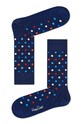 Happy Socks - Ponožky Dot tmavomodrá DOT01.6004