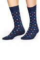 Happy Socks - Ponožky Dot DOT01.6004 tmavomodrá AW18