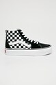 Vans - Trampki Sk8-Hi Platform 2 tekstylny czarny VA3TKNQXH