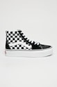 Vans superge Sk8-Hi Platform 2 Raven bela VA3TKNQXH
