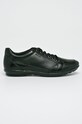Geox - Buty skórzane tekstylny czarny U34A5D00043