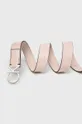 Calvin Klein - Шкіряний ремінь рожевий