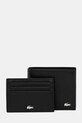 Lacoste - Portfel skórzany NH2505FG czarny NH2505FG