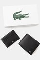Lacoste - Portfel skórzany NH2505FG NH2505FG czarny