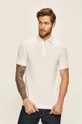 alb Lacoste tricou polo