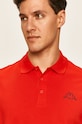 Kappa polo bawełniane czerwony 303173