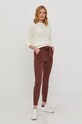 Nohavice Vero Moda 10205932 burgundské AA00