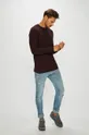 Jack & Jones - Sweter bordowy