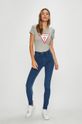 Guess Jeans - Top jasny szary