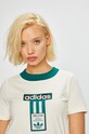 adidas Originals - Топ DH4672 бежов DH4672