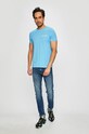 Calvin Klein Jeans - Pánske tričko J30J307852 modrá AA00