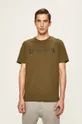 zielony Calvin Klein Performance - T-shirt Męski