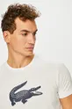 biela Lacoste - Pánske tričko
