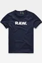 granatowy G-Star Raw - T-shirt D08512.8415