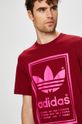 gaštanová adidas Originals - Pánske tričko DJ2717