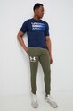 Under Armour t-shirt treningowy Team Issue Wordmark 1329582 granatowy AW24