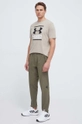 Under Armour t-shirt funzionale beige