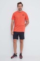 Μπλουζάκι Under Armour 1326799 πορτοκαλί SS24