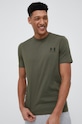 Under Armour t-shirt treningowy SPORTSTYLE LEFT CHEST 1326799 zielony AW25