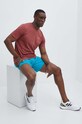 Tričko Under Armour 1326799 burgundské SS24