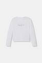Pepe Jeans longsleeve dziecięcy Hana z elastanem biały PG501364