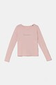 Pepe Jeans longsleeve copii print roz PG501364