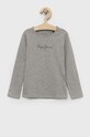 Pepe Jeans longsleeve dziecięcy Hana z elastanem szary PG501364