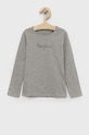 Pepe Jeans longsleeve dziecięcy Hana z elastanem szary PG501364