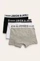 Jack & Jones - Παιδικά μποξεράκια (3-pack) γκρί