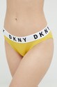 Nohavičky Dkny potlač žltá DK4513