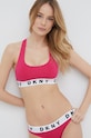Odzież Dkny biustonosz sportowy DK4519 różowy