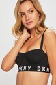 Dkny - Podprsenka s kosticami čierna DK4521