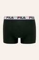 Fila - Боксеры (2 пары) гладкий чёрный FU5016/2
