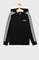 adidas Performance - Bluza copii 140-176 cm DV1823 uni negru DV1823