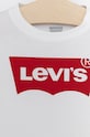 Chlapec Levi's - Detské tričko s dlhým rukávom 62-98 cm NP10014 biela