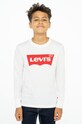 Levi's - Longsleeve copii 86-176 cm print alb NP10117