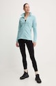 Columbia bluza sportowa Fast Trek II 1465351 turkusowy AW25