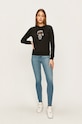 Karl Lagerfeld - Felső 96KW1821 fekete AW19