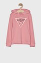 Guess Jeans - Detská mikina 118-175 cm ružová J83Q14.K5WK0